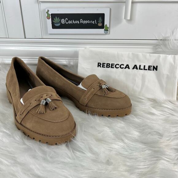 Rebecca Allen Shoes - New Women’s Rebecca Allen The Lug Suede Loafers Size 10